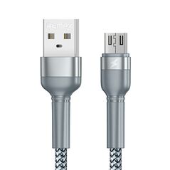 Remax Cable USB Micro Remax Jany Alloy, 1m, 2.4A (silver) 047483 6972174153575 RC-124m silver έως και 12 άτοκες δόσεις