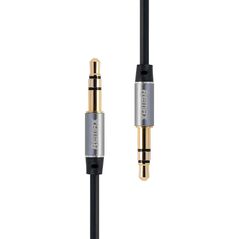 Remax Remax RL-L200 Mini jack 3.5mm AUX cable, 2m (black) 047717 6954851285069 RL-L200 Black έως και 12 άτοκες δόσεις