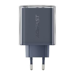 Acefast Wall charger Acefast A45, 2x USB-C, 1xUSB-A, 65W PD (grey) 048667 6974316282105 A45 Noble jade έως και 12 άτοκες δόσεις