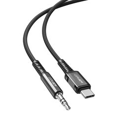 Acefast Cable USB-C to mini jack 3,5mm Acefast C1-08 1.2m (black) 048684 6974316280620 C1-08 black έως και 12 άτοκες δόσεις