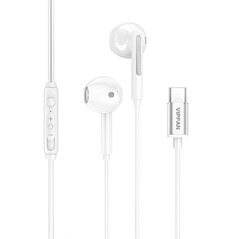 Vipfan Wired in-ear headphones Vipfan M11, Type C (White) 050662 6971952433090 M11-white έως και 12 άτοκες δόσεις