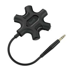Budi Budi Rockstar AUX mini jack adapter 3.5mm to 5x mini jack 3.5mm (black) 050633 6971536925393 123 έως και 12 άτοκες δόσεις
