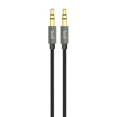 Budi AUX cable mini jack 3.5mm to mini jack 3.5mm Budi, 1.2m (black) 050613 6971536920701 127 έως και 12 άτοκες δόσεις