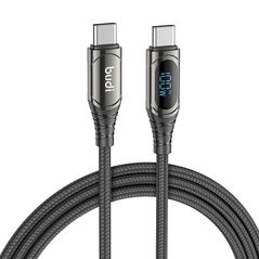 Budi Cable 2xUSB-C Budi 229TT, 100W, 1.5m (black) 050578 6971536927090 229TT έως και 12 άτοκες δόσεις