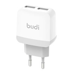 Budi Wall charger Budi 940E, 2x USB, 5V 2.4A (white) 050601 6971536923580 940E έως και 12 άτοκες δόσεις