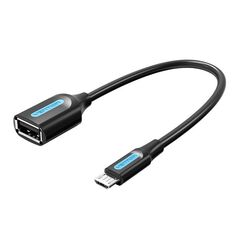 Vention Adapter Micro-USB 2.0 M to F USB-A OTG Vention CCUBB 0.15m (Black) 051125 6922794749405 CCUBB έως και 12 άτοκες δόσεις