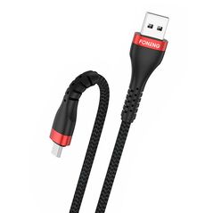 Foneng Cable USB to Micro USB Foneng, x82 Armoured 3A, 1m (black) 045646 6970462518457 X82 Micro έως και 12 άτοκες δόσεις