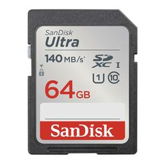 SanDisk Memory card SANDISK ULTRA SDXC 64GB 140MB/s UHS-I Class 10 (SDSDUNB-064G-GN6IN) 053532 619659200176 SDSDUNB-064G-GN6IN έως και 12 άτοκες δόσεις