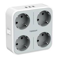 Tessan Tessan Wall Socket TS-302-DE 052781 6975799310477 TS-302-DE έως και 12 άτοκες δόσεις