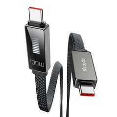 Mcdodo Cable Mcdodo CA-4470 USB-C to USB-C with display 100W 1.2m (black) 054474 6921002644709 CA-4470 έως και 12 άτοκες δόσεις
