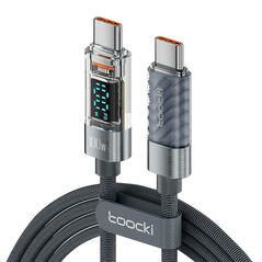 Toocki Toocki Charging Cable C-C, 1m, 100W (Grey) 054349 6975600789652 TXCTT1-XY01 grey έως και 12 άτοκες δόσεις
