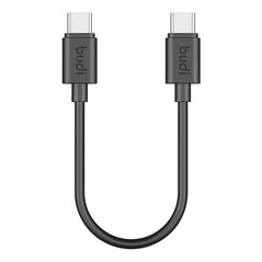 Budi USB-C to USB-C cable Budi 65W 25cm (black) 054366 6971536926239 023TT025 έως και 12 άτοκες δόσεις
