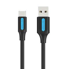 Vention Charging Cable USB-A 2.0 to USB-C Vention COKBC 0,25m (black) 055490 6922794748620 COKBC έως και 12 άτοκες δόσεις