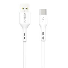Foneng Foneng X36 USB to USB-C cable, 3A, 1m (white) 057174 6970462517610 X36 Type-C 1m έως και 12 άτοκες δόσεις