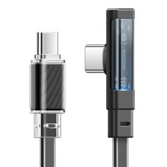 Mcdodo Cable USB-C to USB-C Mcdodo CA-3450 90 Degree 1.2m with LED (black) 057514 6921002634502 CA-3450 έως και 12 άτοκες δόσεις