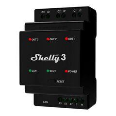 Shelly DIN Rail Smart Switch Shelly Pro 3 with dry contacts, 3 channels 059207 3800235268094 Pro3 έως και 12 άτοκες δόσεις