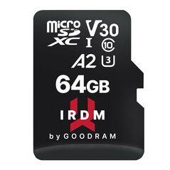 Goodram Memory card Goodram IRDM MicroSDXC 64 GB Class 10 UHS-I/U3 A2 V30 (IR-M2AA-0640R12) 058789 5908267961339 IR-M2AA-0640R12 έως και 12 άτοκες δόσεις