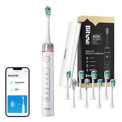 Bitvae Sonic toothbrush with app, tips set and travel etui S2 (white) 051500 6973734200838 S2 white έως και 12 άτοκες δόσεις