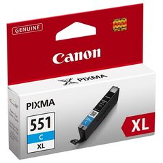 Canon Μελάνι Inkjet CLI-551C XL Cyan (6444B001) (CANCLI-551CXL) έως 12 άτοκες Δόσεις