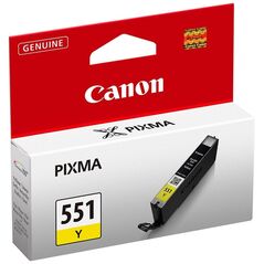 Canon Μελάνι Inkjet CLI-551Y Yellow (6511B001) (CANCLI-551Y) έως 12 άτοκες Δόσεις
