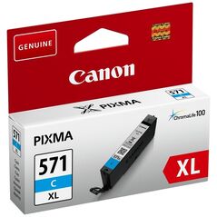 Canon Μελάνι Inkjet CLI-571C XL Cyan (0332C001) (CANCLI-571CXL) έως 12 άτοκες Δόσεις