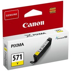 Canon Μελάνι Inkjet CLI-571Y XL Yellow (0334C001) (CANCLI-571YXL) έως 12 άτοκες Δόσεις