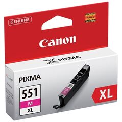 Canon Μελάνι Inkjet CLI-551MXL Magenta (6445B001) (CANCLI-551MXL) έως 12 άτοκες Δόσεις