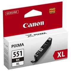 Canon Μελάνι Inkjet CLI-551BK XL Black (6443B001) (CANCLI-551BKXL) έως 12 άτοκες Δόσεις