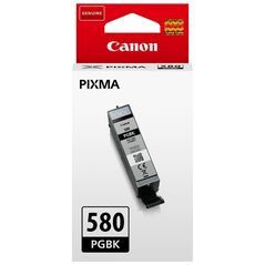 Canon Μελάνι Inkjet PGI-580PGBK Pigment Black (2078C001) (CANPGI-580PGBK) έως 12 άτοκες Δόσεις