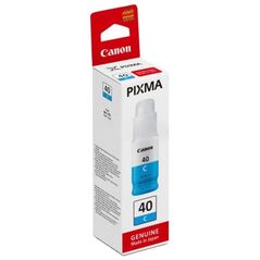 Canon Μελάνι Inkjet Bottle GI-40 Cyan (3400C001) (CANGI-40C) έως 12 άτοκες Δόσεις
