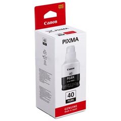 Canon Μελάνι Inkjet Bottle GI-40 Black (3385C001) (CANGI-40BK) έως 12 άτοκες Δόσεις
