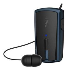 Ακουστικό Bluetooth iPro RH120 Retractable Μαύρο-Μπλε 5205598142230 5205598142230 έως και 12 άτοκες δόσεις