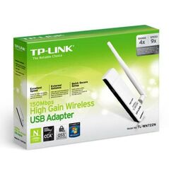 Ασύρματη Κάρτα Δικτύου USB TP-LINK TL-WN722N, 150Mbps v4 6935364050467 6935364050467 έως και 12 άτοκες δόσεις