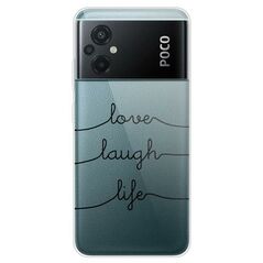 Θήκη TPU inos Xiaomi Poco M5 Art Theme Love-Laugh-Life 5205598162696 5205598162696 έως και 12 άτοκες δόσεις