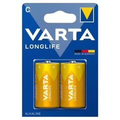 Μπαταρία Alkaline Varta Longlife C LR14 (2 τεμ.) 4008496525263 4008496525263 έως και 12 άτοκες δόσεις