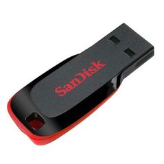 USB 2.0 Flash Disk SanDisk Cruzer Blade SDCZ50 USB A 128GB Μαύρο 619659125905 619659125905 έως και 12 άτοκες δόσεις