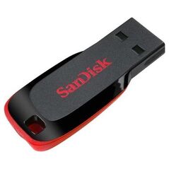 USB 2.0 Flash Disk SanDisk Cruzer Blade SDCZ50 USB A 128GB Μαύρο 619659125905 619659125905 έως και 12 άτοκες δόσεις