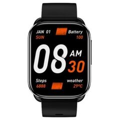 Smartwatch QCY GS S6 2.02'' Μαύρο 6957141408612 6957141408612 έως και 12 άτοκες δόσεις