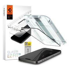 Tempered Glass Full Face Spigen Glas.tR EZ-FIT Apple iPhone 15 Pro Μαύρο 8809896752213 8809896752213 έως και 12 άτοκες δόσεις