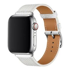 Λουράκι Devia Elegant PU Leather Apple Watch (38/ 40/ 41mm) Λευκό 6938595365393 6938595365393 έως και 12 άτοκες δόσεις