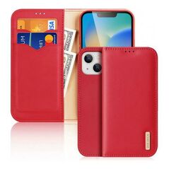 Θήκη Δερμάτινη Dux Ducis Hivo RFID Wallet Apple iPhone 15 Plus Κόκκινο 6934913025529 6934913025529 έως και 12 άτοκες δόσεις