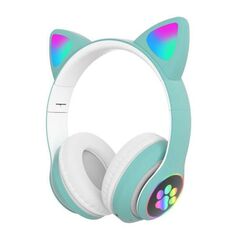 Ασύρματα Ακουστικά Κεφαλής CAT STN-28 με LED & SD Card για Παιδιά Cat Ears Φυστικί 5901313581000 5901313581000 έως και 12 άτοκες δόσεις