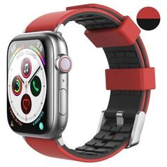 Λουράκι Σιλικόνης Ahastyle WA11 Duotone Premium Silicone Apple Watch (38/ 40/ 41mm) Σκούρο Κόκκινο-Μαύρο X002RWAXZH X002RWAXZH έως και 12 άτοκες δόσεις