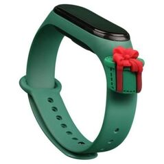 Λουράκι Xiaomi Mi Band 4/ Mi Band 5/ Mi Band 6 Xmas Present Πράσινο (Ασυσκεύαστο) 1110124010080 1110124010080 έως και 12 άτοκες δόσεις