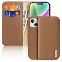 Θήκη Δερμάτινη Dux Ducis Hivo RFID Wallet Apple iPhone 15 Καφέ 6934913025482 6934913025482 έως και 12 άτοκες δόσεις