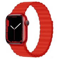 Λουράκι Devia Sport3 Silicone Magnet Apple Watch (38/ 40/ 41mm) Deluxe Κόκκινο 6938595364778 6938595364778 έως και 12 άτοκες δόσεις