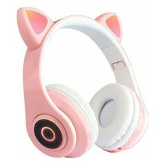 Ασύρματα Ακουστικά Κεφαλής CAT EAR CXT-B39 με LED & SD Card Cat Ears Ροζ 5908222221430 5908222221430 έως και 12 άτοκες δόσεις