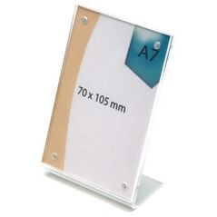 Plexiglass Σταντ Εντύπων με Κλίση Α7 1 Όψης 1110114010033 1110114010033 έως και 12 άτοκες δόσεις