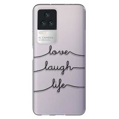 Θήκη TPU inos Xiaomi Poco F4 5G Art Theme Love-Laugh-Life 5205598161064 5205598161064 έως και 12 άτοκες δόσεις