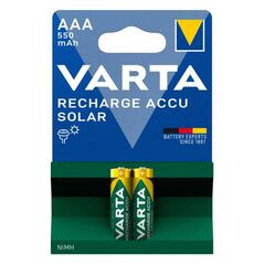 Μπαταρία Επαναφορτιζόμενη Varta AAA 550mAh NiMH Solar (2 τεμ.) 4008496808083 4008496808083 έως και 12 άτοκες δόσεις